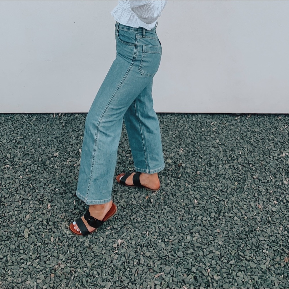 Levi’s Mile High Cropped Wide Leg Jeans